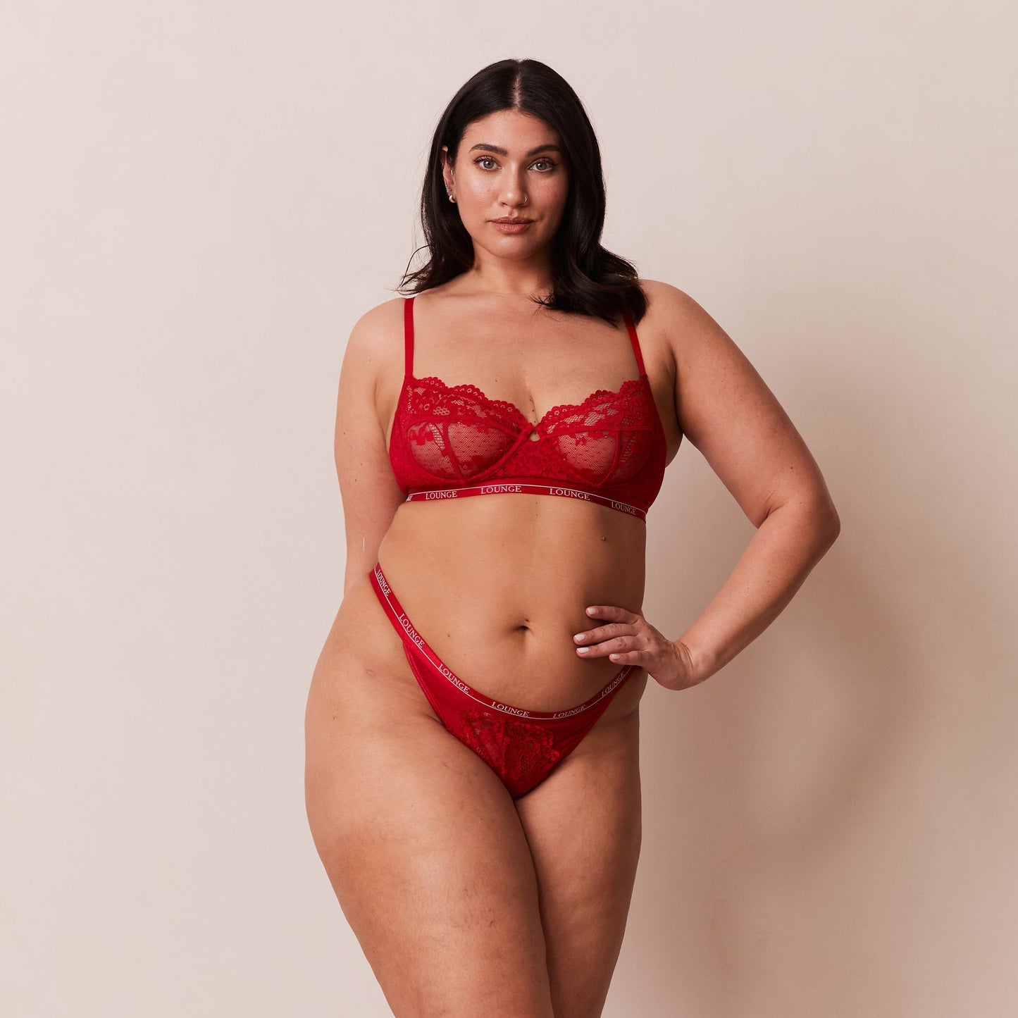 Blossom Balcony Bra - Maroon