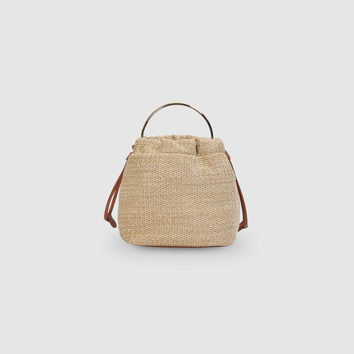 Blythe Bucket Bag - Raffia