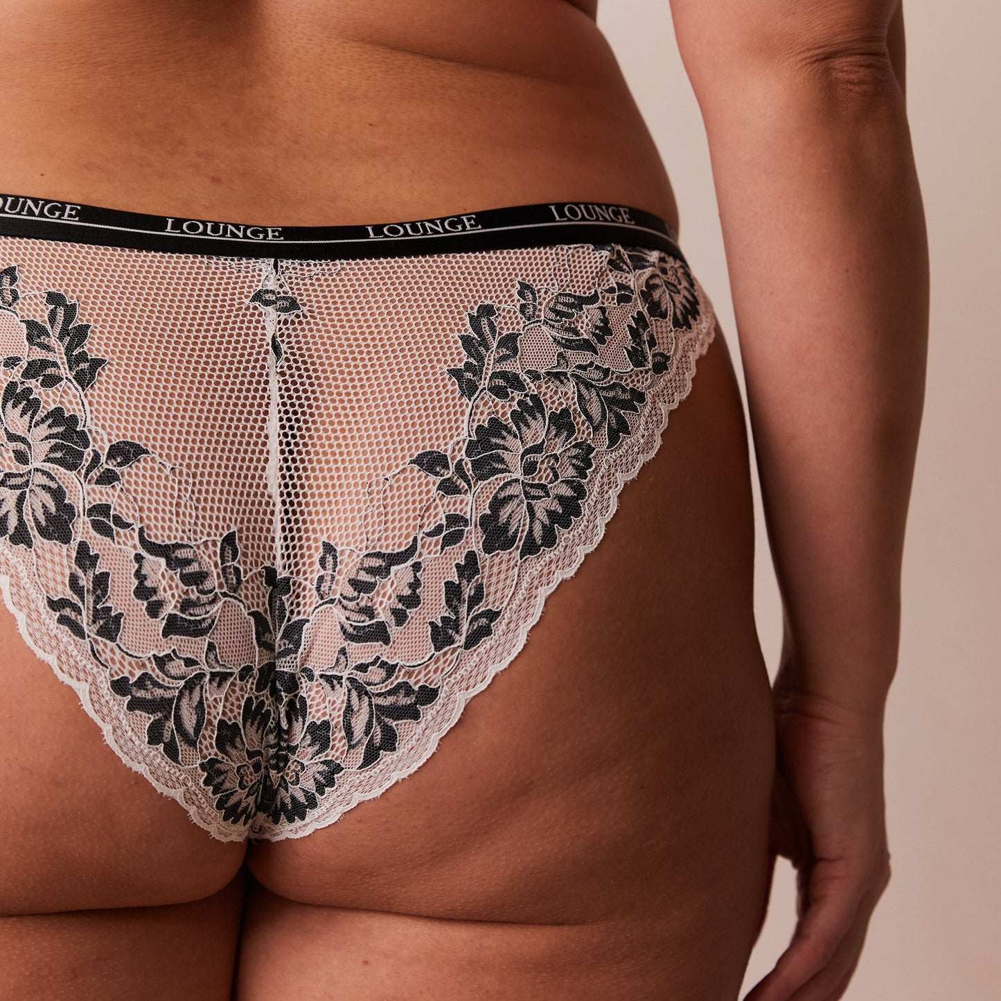 Luxe Balcony Bra - White & Black