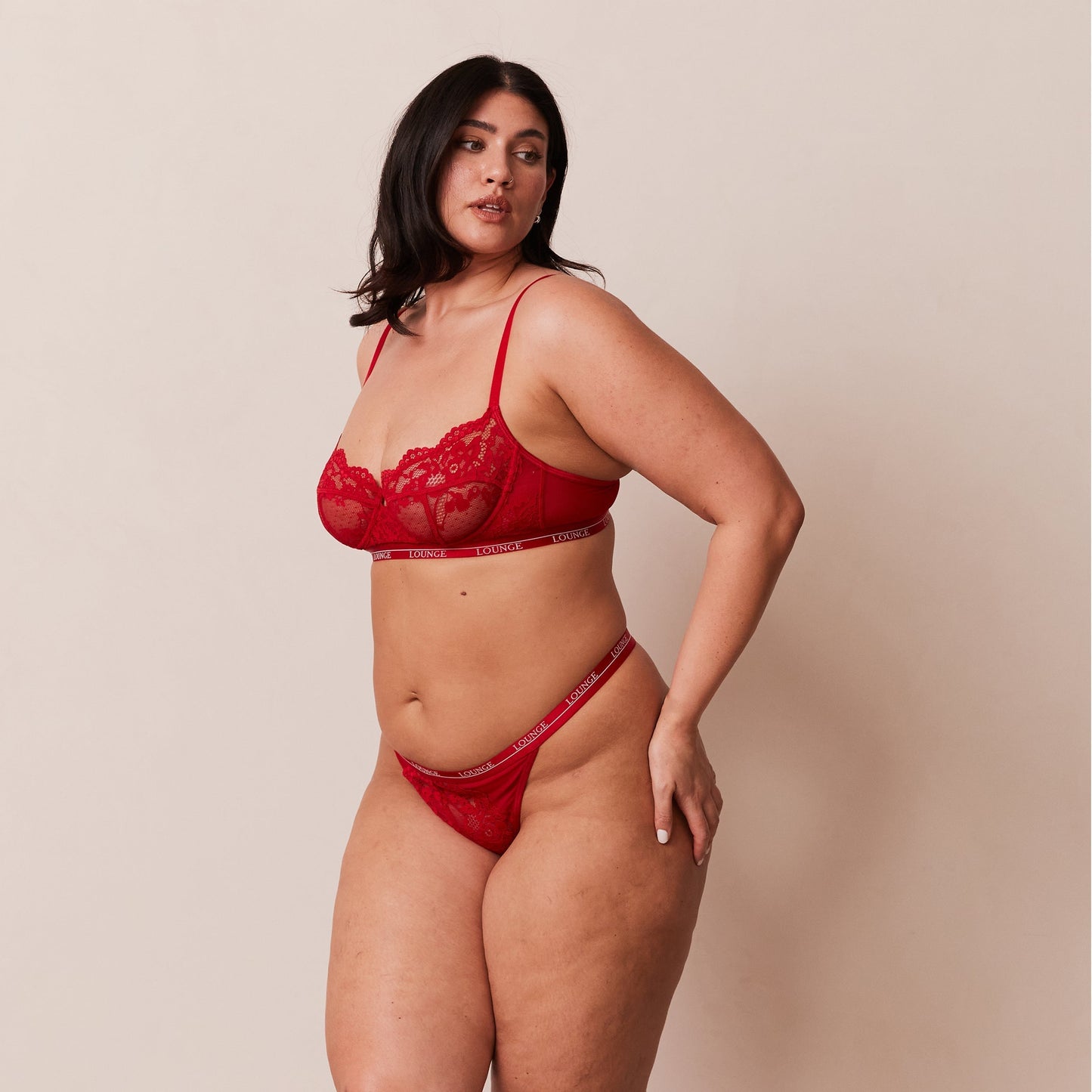 Blossom Balcony Bra - Maroon
